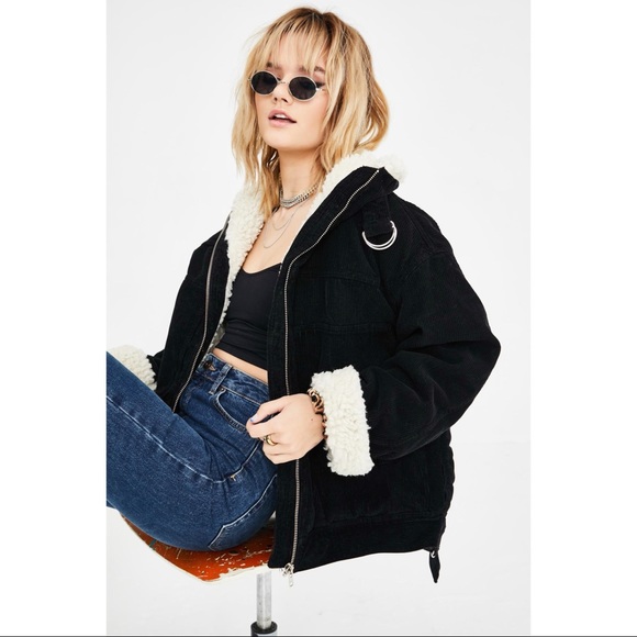 BDG Jackets & Blazers - SALE! BDG Sherpa Corduroy Utility jacket